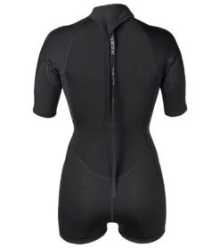 Xcel Women's Axis 2MM Back Zip Boy Short Cut Spring Suit 24 Xcel Women's Axis 2MM Back Zip Boy Short Cut Spring Suit -Daily Swim Wear 8641635614888 blackblackmonstera 2a