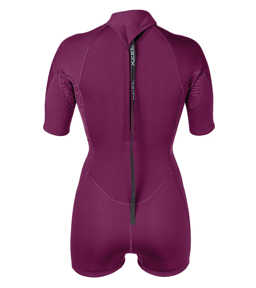 Xcel Women's Axis 2MM Back Zip Boy Short Cut Spring Suit 4 Xcel Women's Axis 2MM Back Zip Boy Short Cut Spring Suit - Image 2