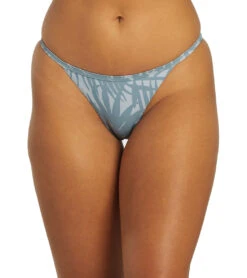 Sporti X Stef Corgel Daydream Palm Shadow Strappy Hipster Bottom -Daily Swim Wear 8641952645288 duskblue 5a