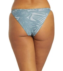 Sporti X Stef Corgel Daydream Palm Shadow Strappy Hipster Bottom -Daily Swim Wear 8641952645288 duskblue 7a