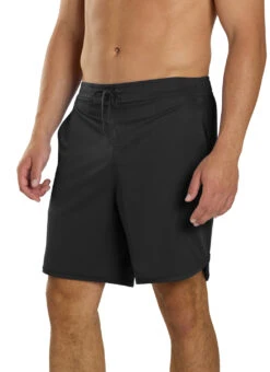 Sporti Men's Hybrid II Board Short 30 Sporti Men's Hybrid II Board Short -Daily Swim Wear 8641982496936 black 8a
