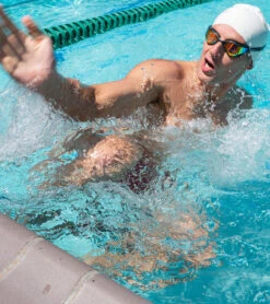 FINIS Hayden Mirror Goggles -Daily Swim Wear 8642125889704 orangemirrorblack 2a