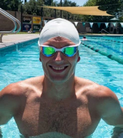 FINIS Hayden Mirror Goggles -Daily Swim Wear 8642125889704 purplemirrorwhite 7a