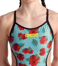 Arena Women's Rulebreaker Hooked Rev One Piece Swimsuit -Daily Swim Wear 8642147811496 martinicablackmulti 4a