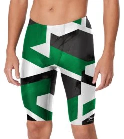 Speedo Men's Glimmer Jammer Swimsuit 41 Speedo Men's Glimmer Jammer Swimsuit -Daily Swim Wear 8642336391336 speedogreen