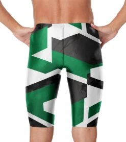 Speedo Men's Glimmer Jammer Swimsuit 39 Speedo Men's Glimmer Jammer Swimsuit -Daily Swim Wear 8642336391336 speedogreen 3a