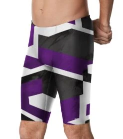 Speedo Men's Glimmer Jammer Swimsuit 33 Speedo Men's Glimmer Jammer Swimsuit -Daily Swim Wear 8642336391336 speedopurple 2a
