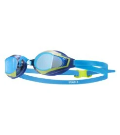 TYR Stealth-X Mirrored Racing Goggle -Daily Swim Wear 8642437841064 blue 1a