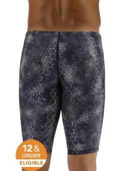 TYR Men's Akurra Thresher Short Jammer Tech Suit Swimsuit -Daily Swim Wear 8642627076264 black 3a