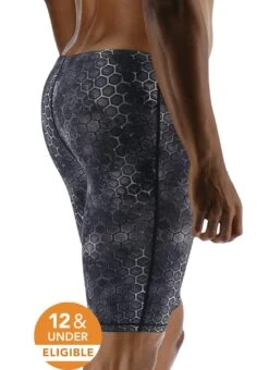 TYR Men's Akurra Thresher Short Jammer Tech Suit Swimsuit -Daily Swim Wear 8642627076264 black 6a