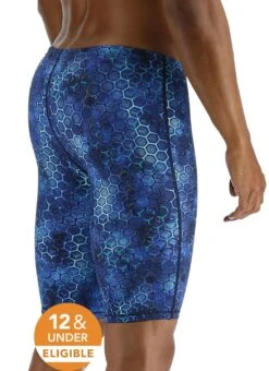 TYR Men's Akurra Thresher Short Jammer Tech Suit Swimsuit -Daily Swim Wear 8642627076264 blue 6a
