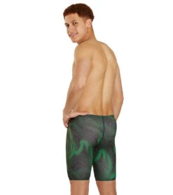 Sporti HydroLast Sonar Waves Jammer Swimsuit (22-40) -Daily Swim Wear 8642651553960 green 3a