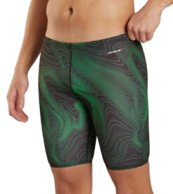 Sporti HydroLast Sonar Waves Jammer Swimsuit (22-40) -Daily Swim Wear 8642651553960 green 5a
