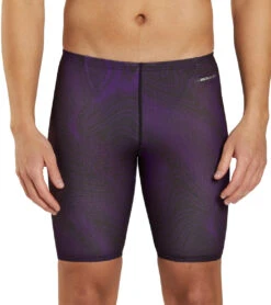 Sporti HydroLast Sonar Waves Jammer Swimsuit (22-40) -Daily Swim Wear 8642651553960 purple 4a