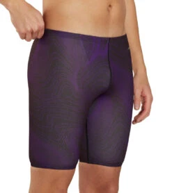 Sporti HydroLast Sonar Waves Jammer Swimsuit (22-40) -Daily Swim Wear 8642651553960 purple 6a