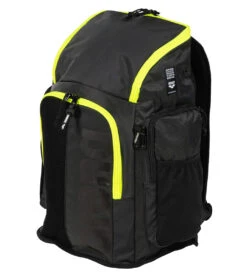 Arena Spiky III 45 Backpack -Daily Swim Wear 8642748448936 darksmokeneonyellow 4a
