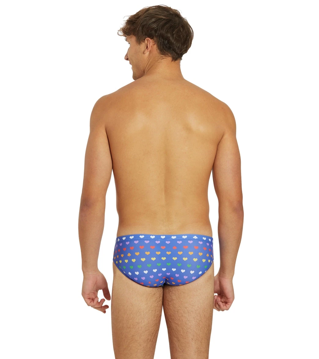 Sporti Rainbow Heart Brief Swimsuit 5 Sporti Rainbow Heart Brief Swimsuit - Image 3