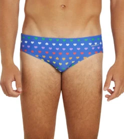 Sporti Rainbow Heart Brief Swimsuit 15 Sporti Rainbow Heart Brief Swimsuit -Daily Swim Wear 8643880059048 rainbowheart 4a