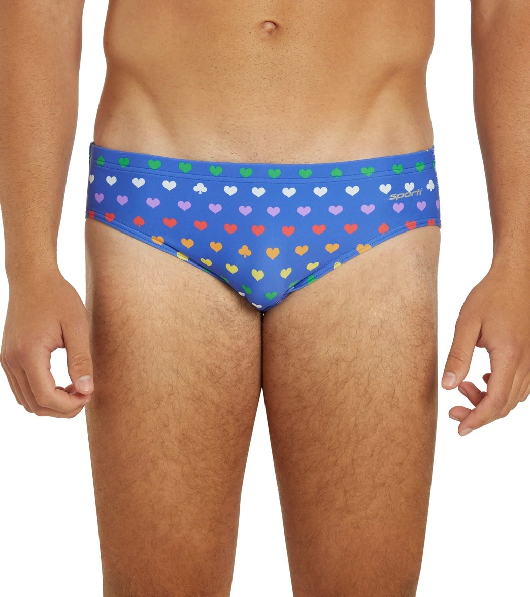 Sporti Rainbow Heart Brief Swimsuit 6 Sporti Rainbow Heart Brief Swimsuit - Image 4