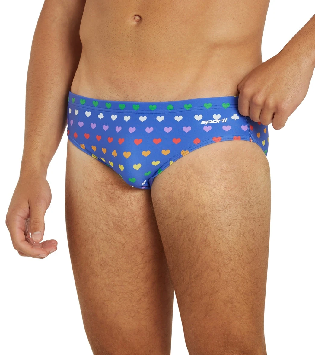Sporti Rainbow Heart Brief Swimsuit 9 Sporti Rainbow Heart Brief Swimsuit - Image 7