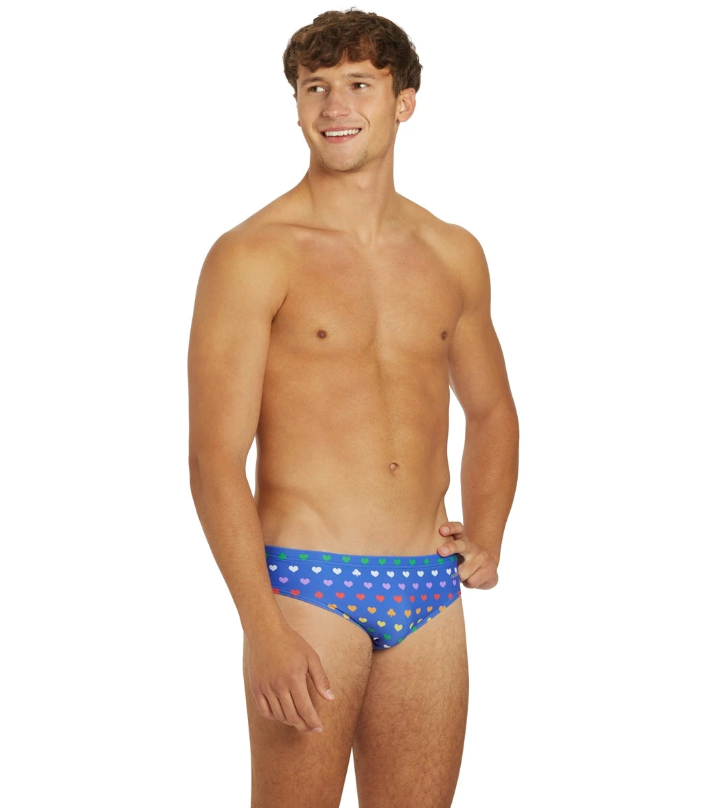 Sporti Rainbow Heart Brief Swimsuit 11 Sporti Rainbow Heart Brief Swimsuit - Image 9