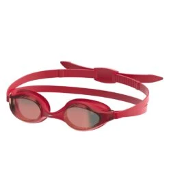 Speedo Hyper Flyer Mirrored Train Like A Team Goggle -Daily Swim Wear 8643894935720 scarletsteelcrimsonmirror