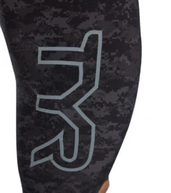 TYR Men's Pixel Camo Large Logo Jammer Swimsuit -Daily Swim Wear 8644242800808 charcoal 7a