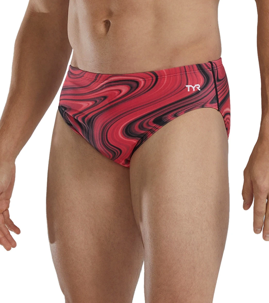 TYR Men's Vitality Durafast Elite Racer Brief Swimsuit 9 TYR Men's Vitality Durafast Elite Racer Brief Swimsuit - Image 7