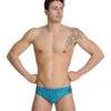 Arena Men's Starfish Brief Swimsuit -Daily Swim Wear 8645533925544 turquoisemulti 1a
