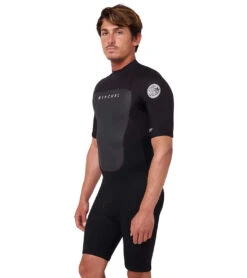 Rip Curl Men's 2mm Omega Back Zip Short Sleeve Springsuit Wetsuit -Daily Swim Wear 8645669126312 2t