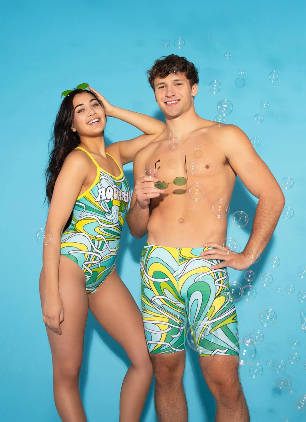 Sporti Groovy Zodiac Aquarius Jammer Swimsuit (24-40) 5 Sporti Groovy Zodiac Aquarius Jammer Swimsuit (24-40) - Image 3