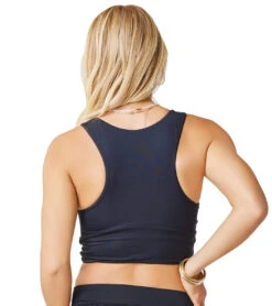 Carve Designs Women's Tofino Longline Bikini Top 20 Carve Designs Women's Tofino Longline Bikini Top -Daily Swim Wear 8645837717672 black 3a