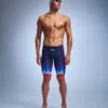 TYR Men's Shockwave USA High Waist Jammer Tech Suit Swimsuit -Daily Swim Wear 8645911773352 usa 1a