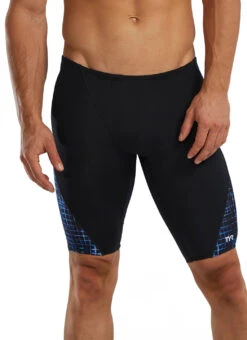 TYR Men's Atrix Blade Splice Jammer Swimsuit -Daily Swim Wear 8645915050152 blue 1a