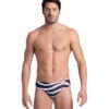 Arena Men's Multi Stripes Brief Swimsuit