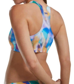 TYR Active Women's Tempera Saylor Racerback Bikini Top -Daily Swim Wear 8646114574504 orgmulti 6a