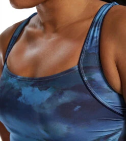 TYR Active Women's Asperus Square Neck Controlfit Durafast Elite One Piece Swimsuit -Daily Swim Wear 8646219366568 marine 8a