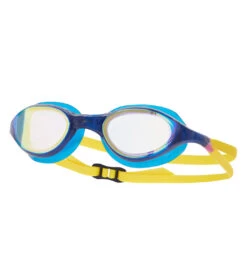 Sporti HydroZoom Vapor Mirrored Goggle -Daily Swim Wear 8646661931176 rainbowmirroredpurplelenslemonstrap 1a
