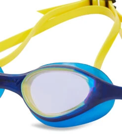 Sporti HydroZoom Vapor Mirrored Goggle -Daily Swim Wear 8646661931176 rainbowmirroredpurplelenslemonstrap 6a