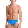 Arena Men's Solid Brief Swimsuit Blue River/Artic Lime -Daily Swim Wear 8646788382888 blueriverarticlime 1a
