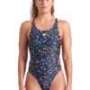 Arena Women's Confetti Tech Multi Back One Piece Swimsuit