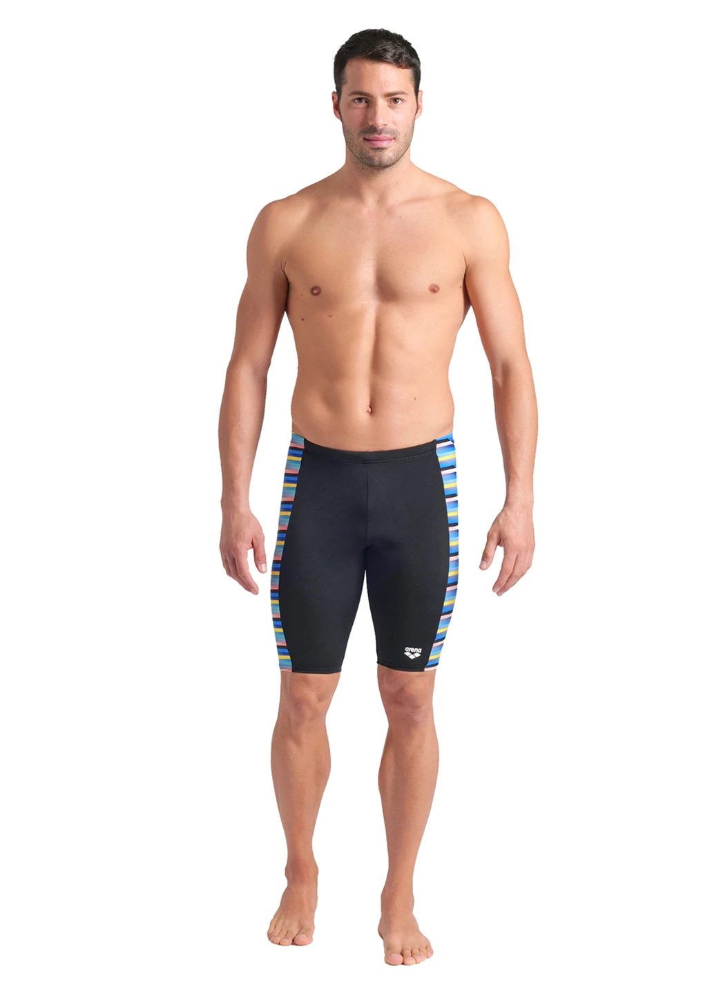 Arena Men's Racing Stripe Jammer Swimsuit 7 Arena Men's Racing Stripe Jammer Swimsuit - Image 5