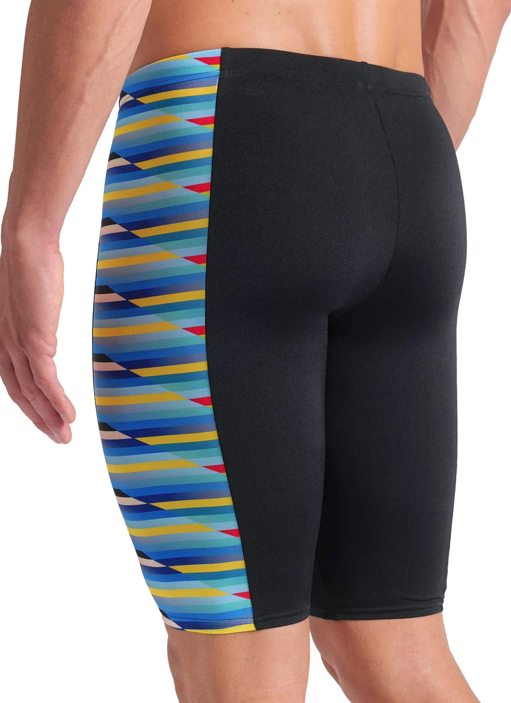 Arena Men's Racing Stripe Jammer Swimsuit 9 Arena Men's Racing Stripe Jammer Swimsuit - Image 7