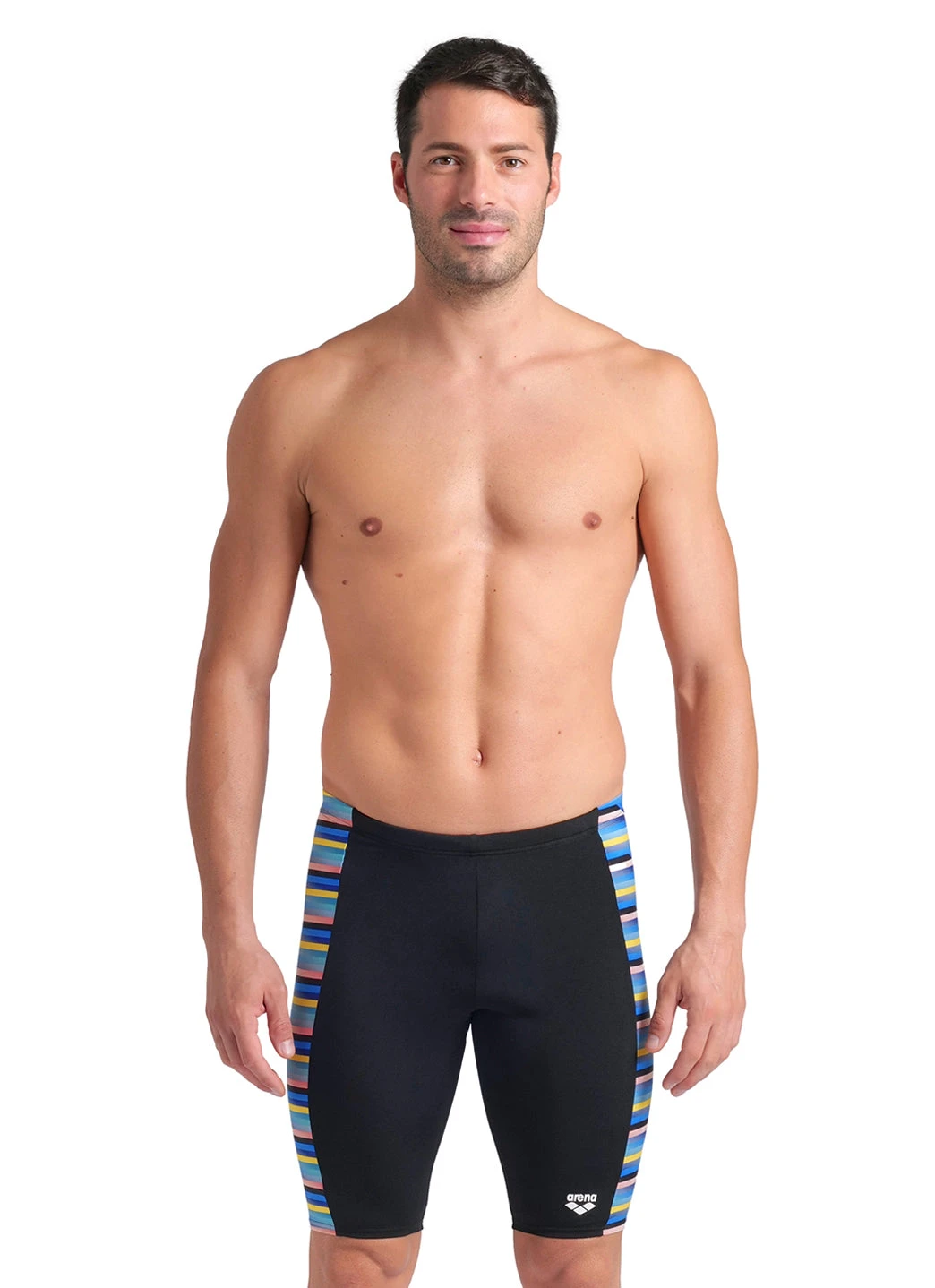 Arena Men's Racing Stripe Jammer Swimsuit 4 Arena Men's Racing Stripe Jammer Swimsuit - Image 2