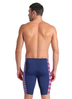 Arena Men's Racing Stripe Jammer Swimsuit 27 Arena Men's Racing Stripe Jammer Swimsuit -Daily Swim Wear 8646820561064 navymulti 2a