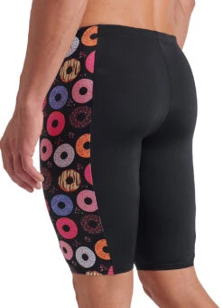 Arena Men's Donuts Jammer Swimsuit -Daily Swim Wear 8646821019816 blackblackmulti 5a
