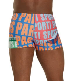 Sporti Paris Metro Pop Square Leg Swimsuit (26-40) -Daily Swim Wear 8646838124712 metropop 5a