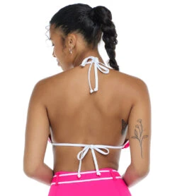 Body Glove Women's Undersea Dita Triangle Bikini Top -Daily Swim Wear 8647300120744 flamingopink 3a