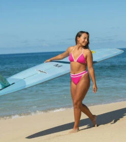 Body Glove Women's Undersea Dita Triangle Bikini Top -Daily Swim Wear 8647300120744 flamingopink 9a