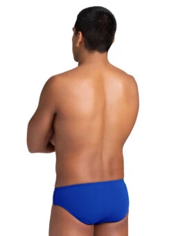 JOLYN Men's Brolyn Solid Brief Swimsuit -Daily Swim Wear 8647340490920 blueberry 3a